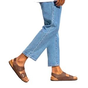 Vintage Birkenstock Milano Coffee Suede Sandals